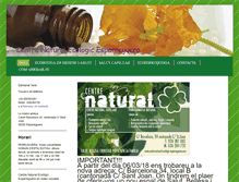 Tablet Screenshot of centre-natural-ecologic-esparreguera.com